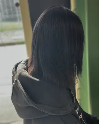 ミディアム カラー ARARE HAIR みゆきのヘアスタイル