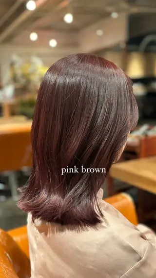 ロング カラー 髪質改善カラー ブラウン🤎YUMEのヘアスタイル