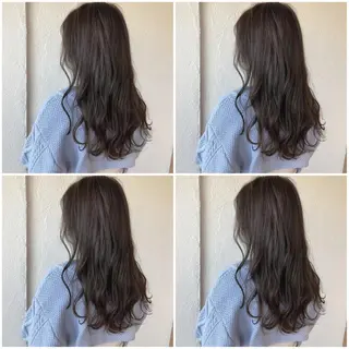 ロング カラー 中西 未有のヘアスタイル