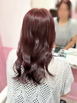 ミディアム カラー 艶髪ハイトーン/ ブロンド/Nagiのヘアスタイル