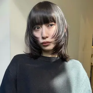 ミディアム suu 渋谷所属・Mirai /ナチュラルモードのヘアスタイル