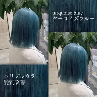 ミディアム カラー ブリーチなしの達人 🌈KAITOのヘアスタイル