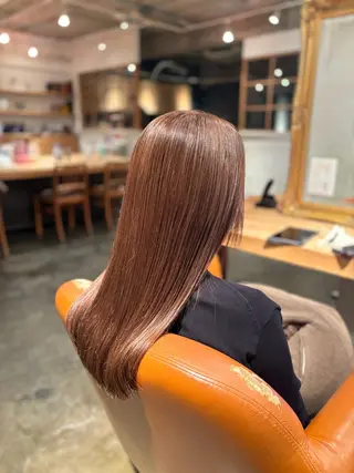 カラー 髪質改善カラー ベージュ🤎YUMEのヘアスタイル