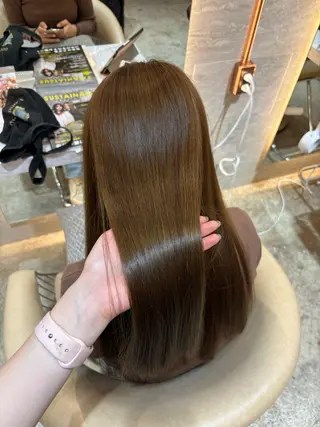 ロング Lond espoir所属・カット/縮毛矯正/ 🎀さらさ🎀のヘアスタイル