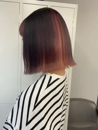 ショート 🧡梅田ハイトーン カラー🧡runaのヘアスタイル