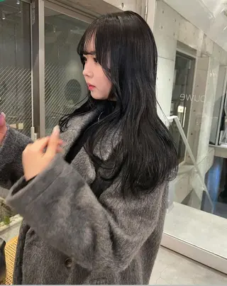 ロング 🎀韓国/艶髪/暗髪 🎀 柚月🫧立川駅のヘアスタイル