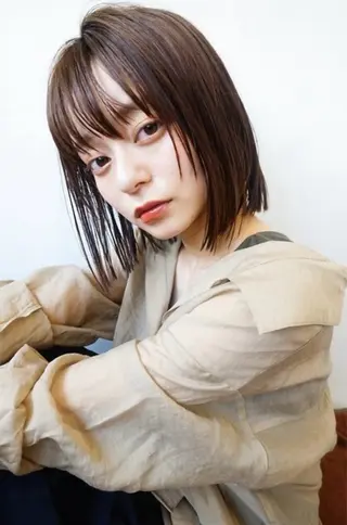 ミディアム カラー モデル様募集 まなみのヘアスタイル