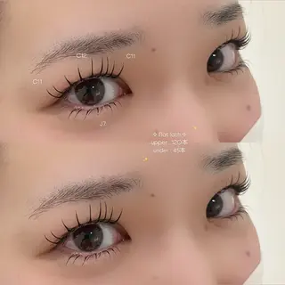 マツエク・マツパ sol nanamiのマツエク・マツパデザイン