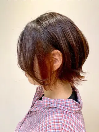 ショート カラー 全国1位🥇世界5位 小野田　礼花のヘアスタイル