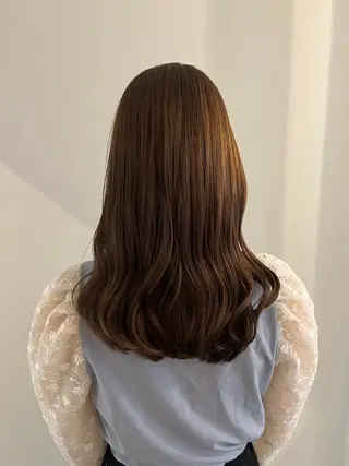 ロング カラー 工藤 梨花のヘアスタイル