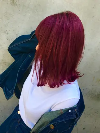 ミディアム カラー ていねい技術No.1 🌈諏訪 健太のヘアスタイル