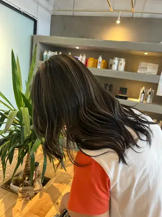 セミロング カラー 帆乃華🐰ྀི🎀 カットモデル募集🌟のヘアスタイル