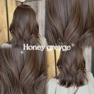 ミディアム カラー 韓国風/透明感 🎀𝑹𝒖𝒌𝒂のヘアスタイル