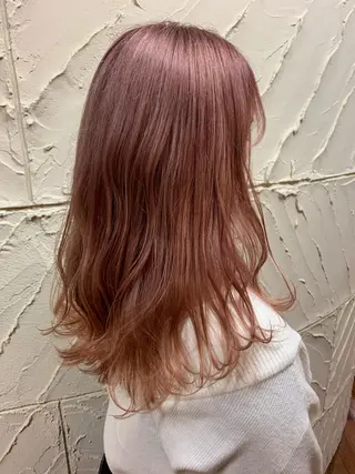 ロング カラー ブリーチ/アレンジ 天満/chihiroのヘアスタイル