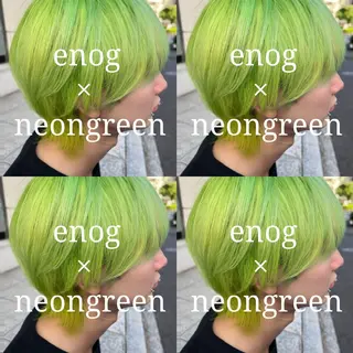 ショート カラー 🥣ブリーチ・カラー 平城秀馬/原宿のヘアスタイル