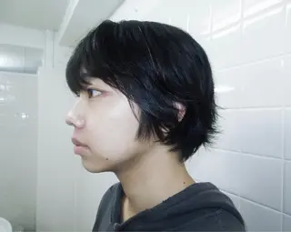 ショート カラー メンズ タマキ/似合わせ カット/Wカラーのヘアスタイル