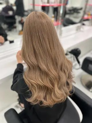 ロング 💖ベージュ💖 MEARIのヘアスタイル