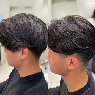 メンズ センターパート 川島爽楽のヘアスタイル