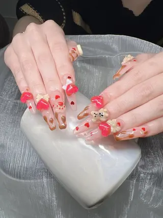 ネイル Lee Nails チップ長さだし専門店のネイルデザイン