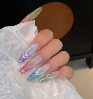 ネイル ETELUNA Nail 銀座店【パラジェル/フィルイン/チップスカルプ/マグネット/ニュアンス】所属・周 テイのネイルデザイン