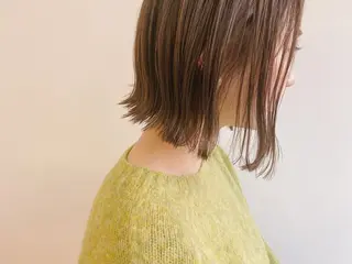 ショート カラー 顔周りレイヤー/韓国 ブリーチminamiのヘアスタイル