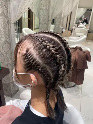 ミディアム SEA BELLE YASUのヘアスタイル