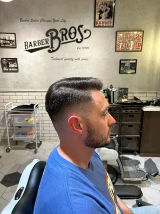 ショート BARBER BROS 長堀橋店所属・奥 圭人｜メンズスタイルのヘアスタイル