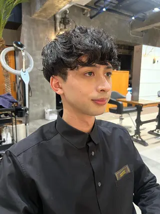 パーマ メンズ haco＋所属・圧倒的デザイン力 店長🎨RENAのヘアスタイル