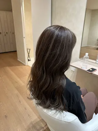 カラー 艶髪/ブリーチなし Wカラー🌺yuiのヘアスタイル