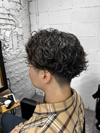 パーマ メンズ 笹江 瑞穂のヘアスタイル