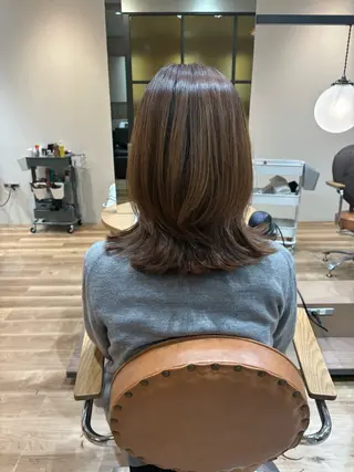 ミディアム 南 颯七のヘアスタイル