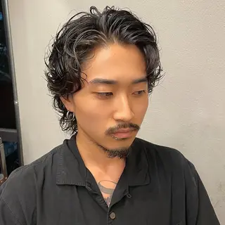 ショート パーマ メンズ ishida kaitoのヘアスタイル