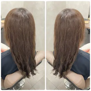 ロング パーマ 石川 晴那のヘアスタイル
