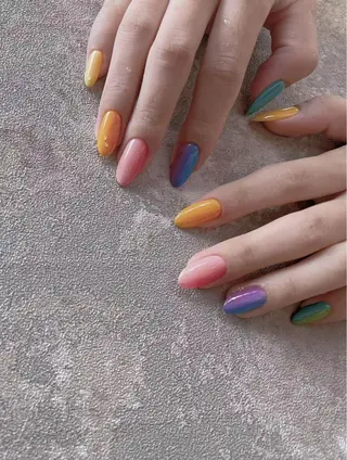 セミロング めぐみのネイルサロン 惠のネイルデザイン