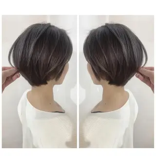 ショート 京都大人女性ショート 徒歩1分/秋山のヘアスタイル