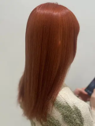 ミディアム カラー ナチュラル暖色カラー 🤎 佐藤栞のヘアスタイル