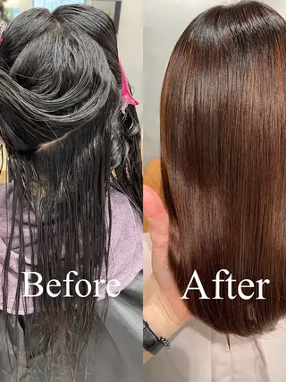 パーマ charm《銀座》 ヘアセット/縮毛矯正のヘアスタイル