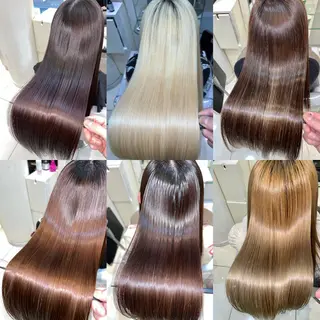 ロング 縮毛矯正/髪質改善 /ブリーチ/東陽町✨のヘアスタイル