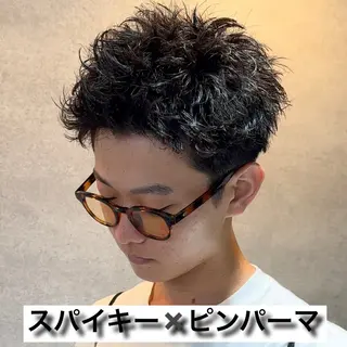 ショート パーマ指名率No1 メンズ特化ケイトのヘアスタイル