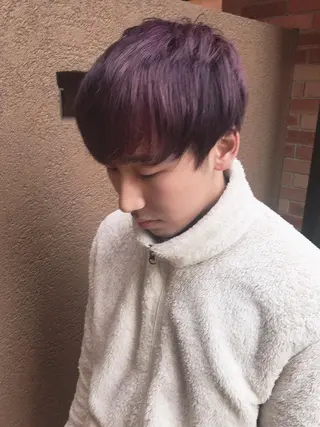 ショート カラー パーマ ヘアアレンジ メンズ CHIC share salon所属・ちこ .のヘアスタイル