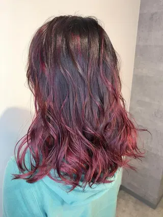 ロング カラー _WHITE上本町 上本町店のヘアスタイル