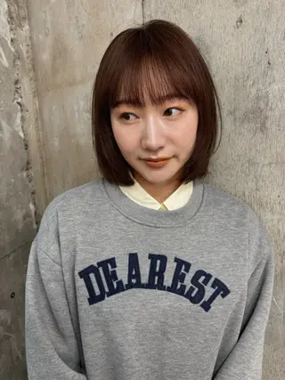 ミディアム ボブ/ミディアム 親しみやすさ/さくらのヘアスタイル