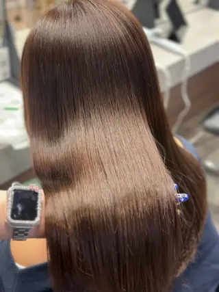 ロング カラー レイヤーカット×暖色 カラー🎀ASAKAのヘアスタイル