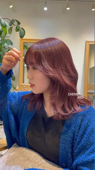 ミディアム 🎀 liz🎀のヘアスタイル