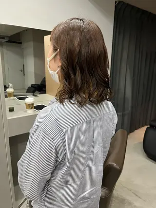 ショート パーマ ロングパーマ木村 ボブパーマのヘアスタイル