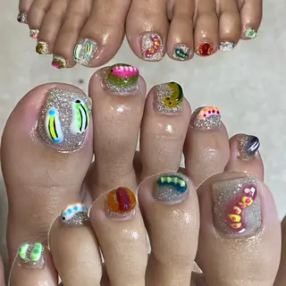 ネイル nano/きもかわ nail🐬🫧のネイルデザイン