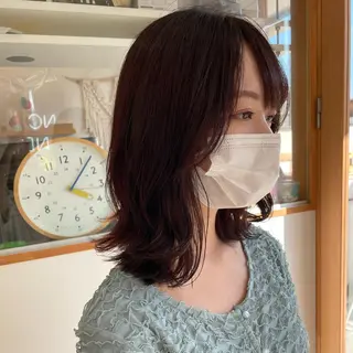 ミディアム SUNC🍀大熊 花奈絵🍀のヘアスタイル