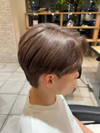 ミディアム カラー メンズ 大谷 真祈/似合わせ /ハイライト玄人のヘアスタイル