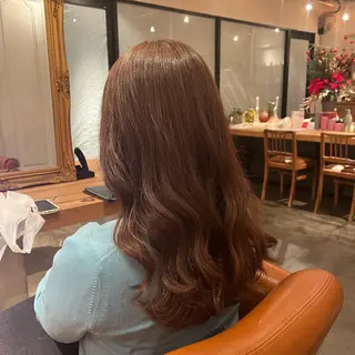 セミロング 髪質改善/shuki 韓国/代表取締役のヘアスタイル