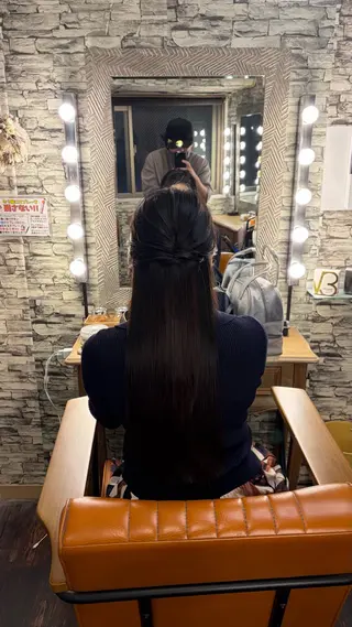 セミロング ヘアアレンジ hair make  Lucciのヘアスタイル